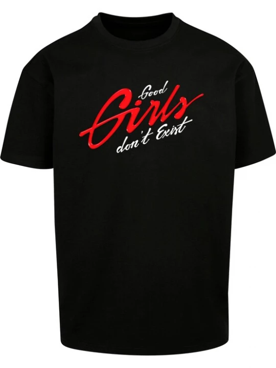 Foto van product Mister Tee Shirt 'Good Girls' rood / zwart / wit