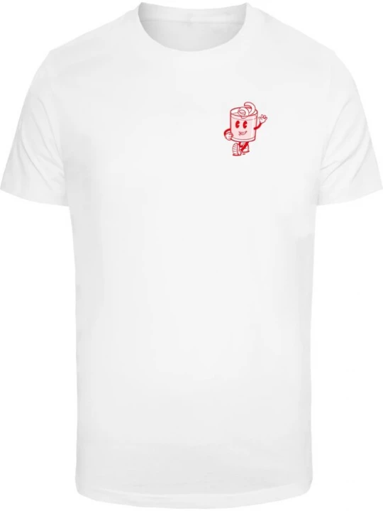Foto van product Mister Tee Shirt 'Good Time' knalrood / wit