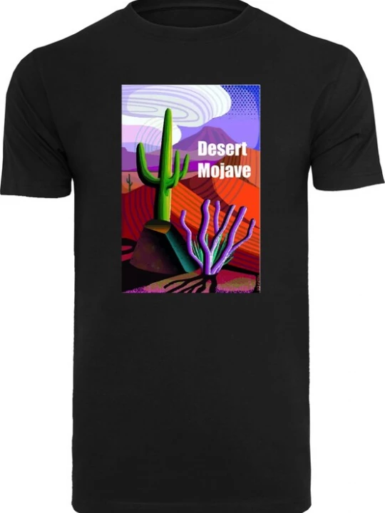 Foto van product Mister Tee Shirt grasgroen / donkeroranje / zwart / wit