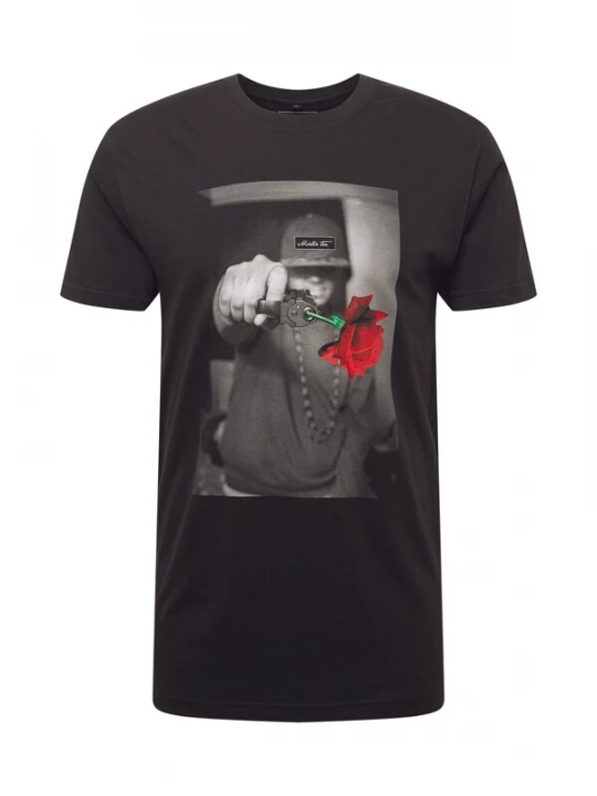 Foto van product Mister Tee Shirt grijs / rood / zwart