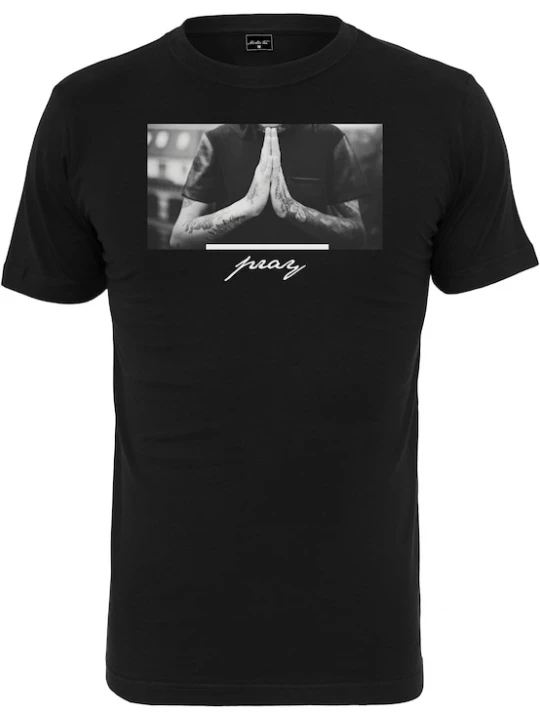 Foto van product Mister Tee Shirt grijs / zwart / wit