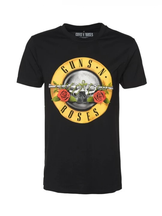 Foto van product Mister Tee Shirt 'Guns n‘ Roses' geel / rood / zwart