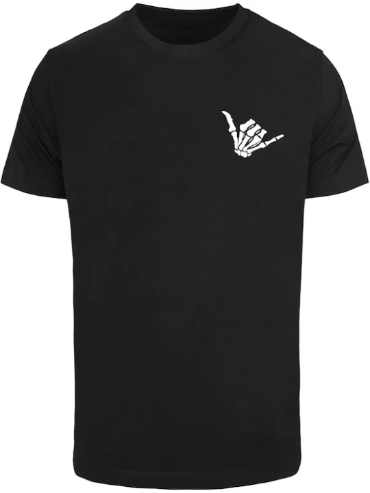 Foto van product Mister Tee Shirt 'Hang Loose Bones' zwart / wit