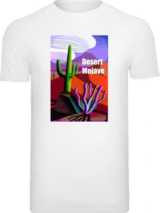 Foto van product Mister Tee Shirt hemelsblauw / groen / violetblauw / wit