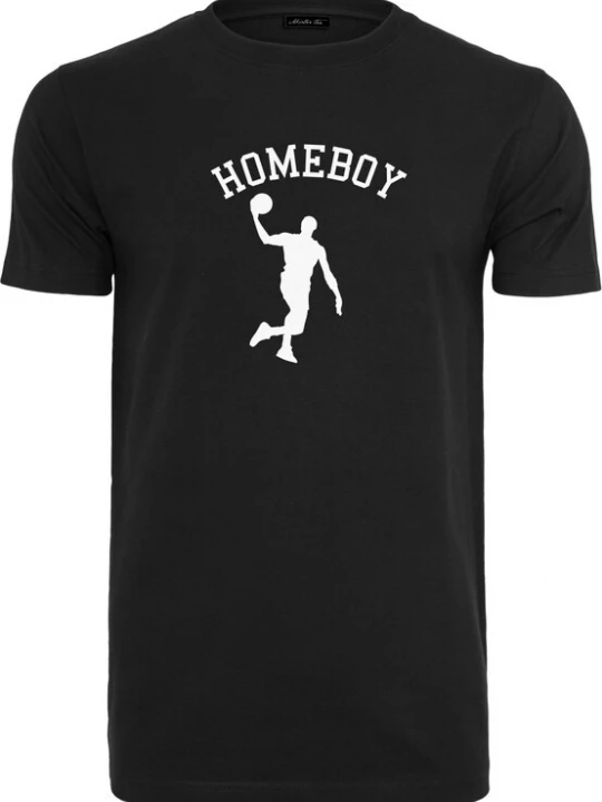 Foto van product Mister Tee Shirt 'Homeboy' zwart / wit