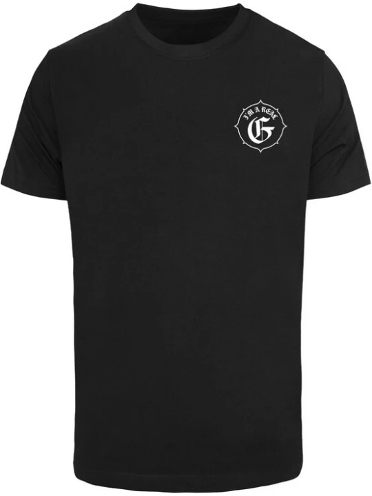 Foto van product Mister Tee Shirt 'I'm A Real G' zwart / wit
