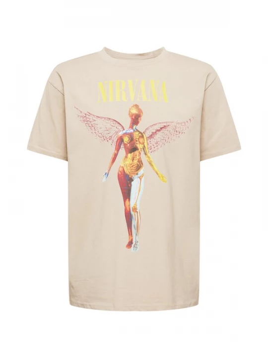 Foto van product Mister Tee Shirt 'In Utero' taupe / gemengde kleuren