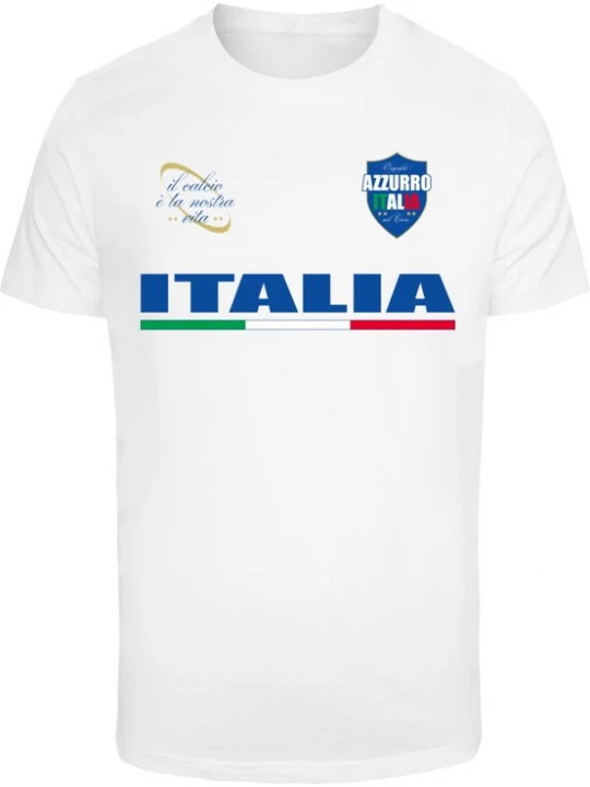 Foto van product Mister Tee Shirt 'Italia' blauw / groen / rood / wit