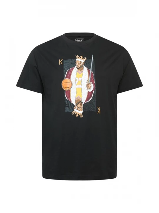 Foto van product Mister Tee Shirt 'King James' gemengde kleuren / zwart