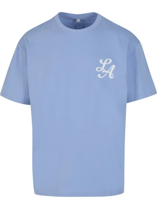 Foto van product Mister Tee Shirt 'LA Football Team' lichtblauw / wit
