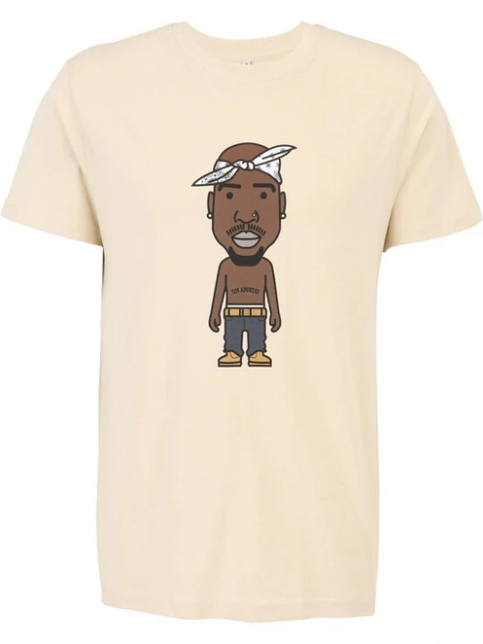 Foto van product Mister Tee Shirt 'LA Sketch' lichtbeige / gemengde kleuren