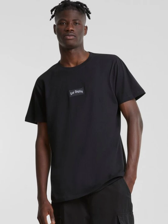 Foto van product Mister Tee Shirt 'LA' zwart / wit