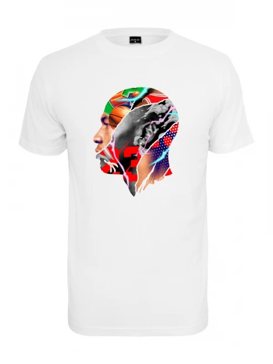 Foto van product Mister Tee Shirt 'Legend Head' blauw / antraciet / groen / rood / wit