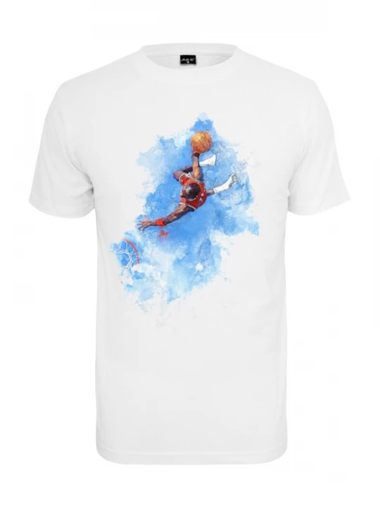 Foto van product Mister Tee Shirt lichtblauw / oranje / rood / wit