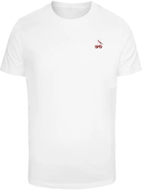 Foto van product Mister Tee Shirt 'Life´ Sweet Cherries' kersrood / wit