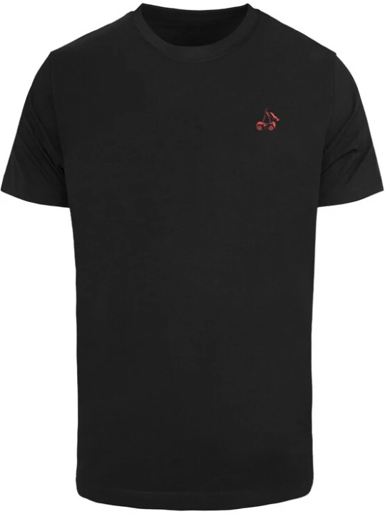 Foto van product Mister Tee Shirt 'Life's Sweet Cherries' pastelrood / zwart