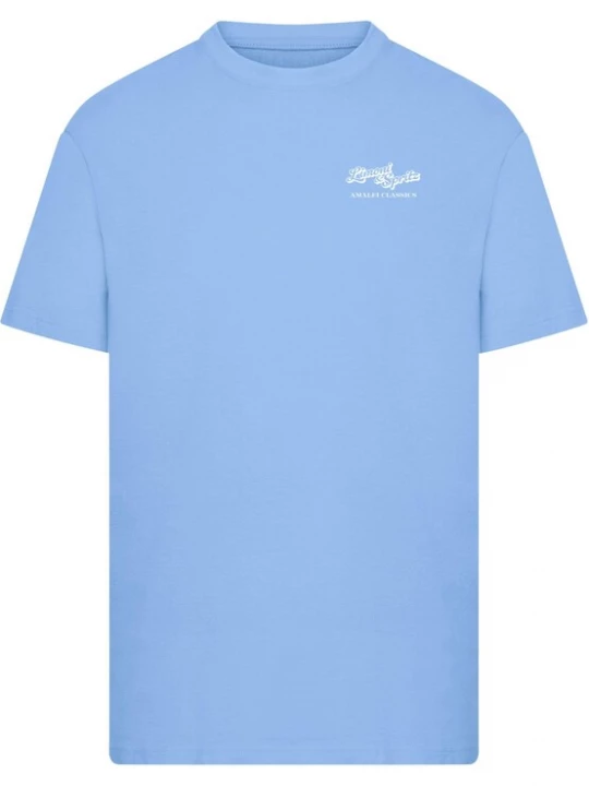 Foto van product Mister Tee Shirt 'Limoni And Spritz' hemelsblauw / limoen / groen / wit