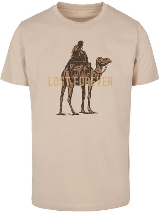 Foto van product Mister Tee Shirt 'Lost Forever' sand / bruin / chocoladebruin