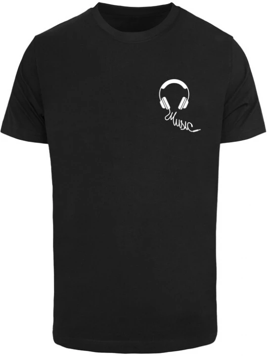 Foto van product Mister Tee Shirt 'Melodic' zwart / wit