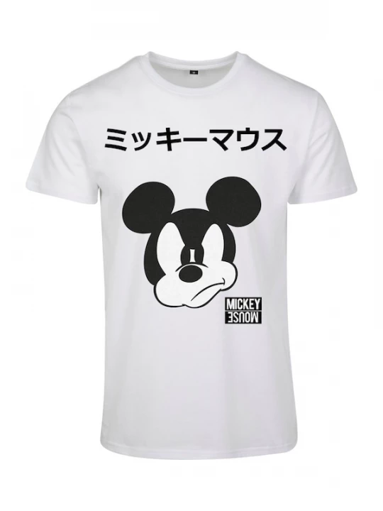 Foto van product Mister Tee Shirt 'Mickey Japanese' zwart / wit