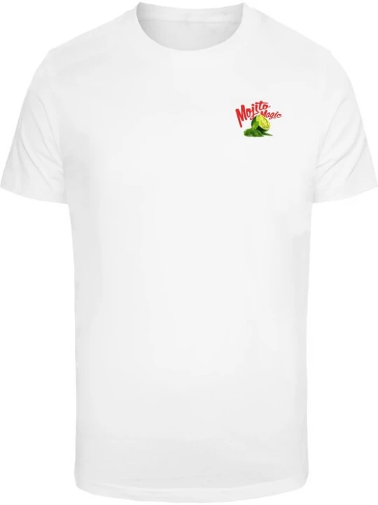 Foto van product Mister Tee Shirt 'Mojito Magic' groen / grasgroen / rood / wit
