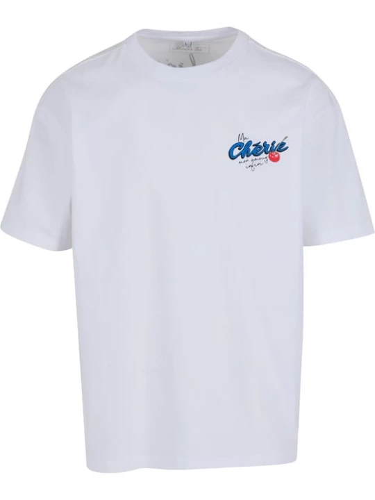Foto van product Mister Tee Shirt 'Mon Amore Infini' gemengde kleuren / wit