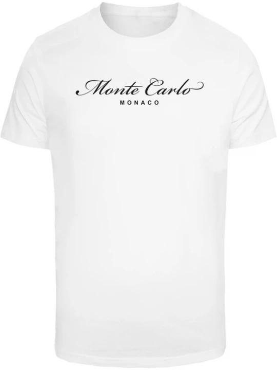 Foto van product Mister Tee Shirt 'Monaco Monte Carlo' zwart / wit