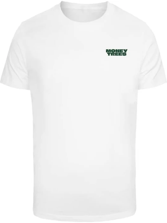 Foto van product Mister Tee Shirt 'Money Trees' spar / wit