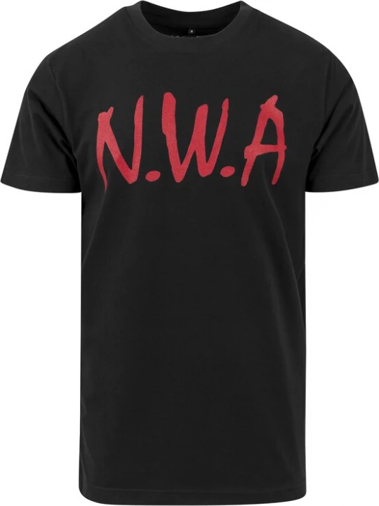 Foto van product Mister Tee Shirt 'N.W.A' rood / zwart