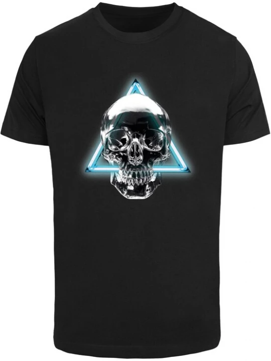 Foto van product Mister Tee Shirt 'Neon Skull' gemengde kleuren / zwart