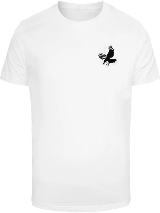 Foto van product Mister Tee Shirt 'Not Afraid' zwart / wit