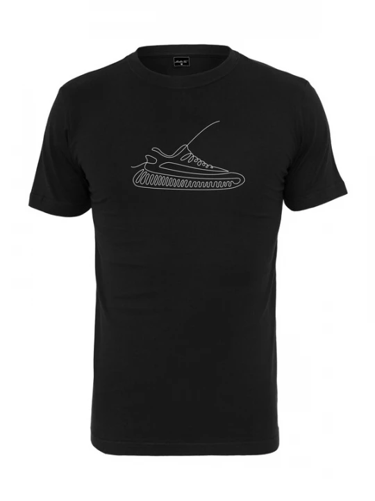 Foto van product Mister Tee Shirt 'One Line Sneaker' zwart / wit