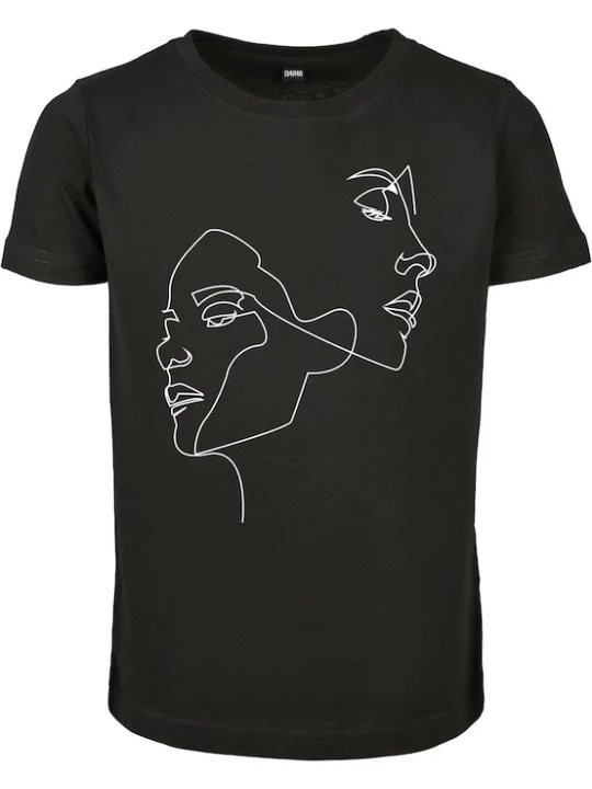 Foto van product Mister Tee Shirt 'One Line' zwart / wit