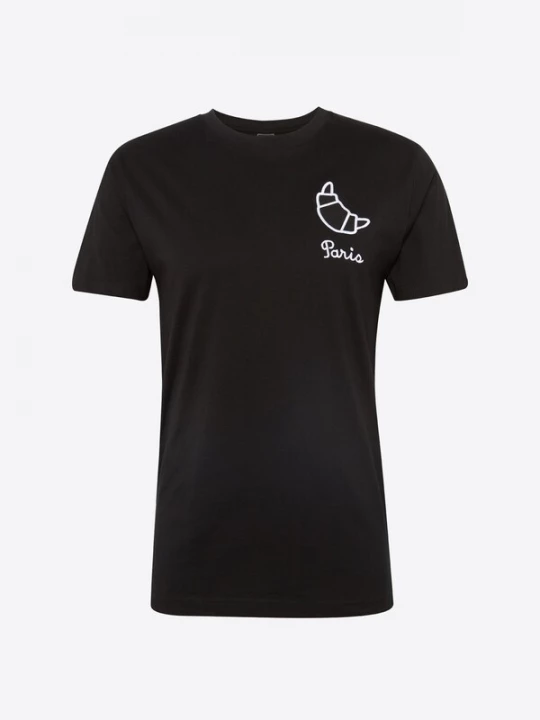Foto van product Mister Tee Shirt 'Paris' zwart / wit