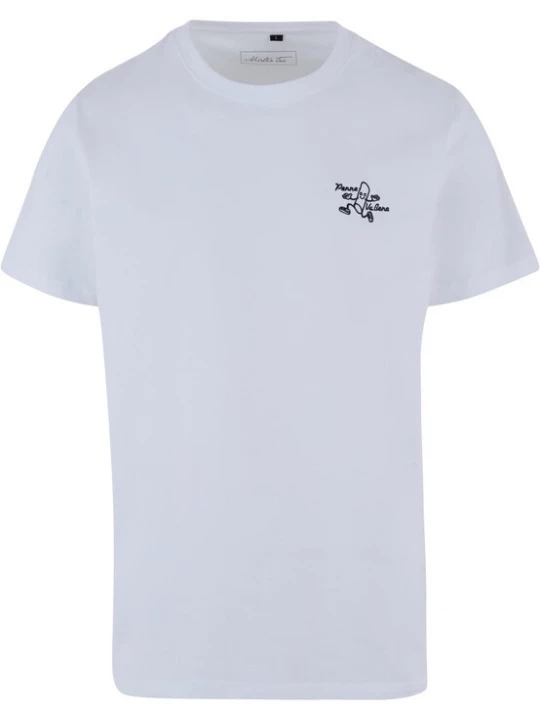 Foto van product Mister Tee Shirt 'Penne Va Bene' zwart / wit