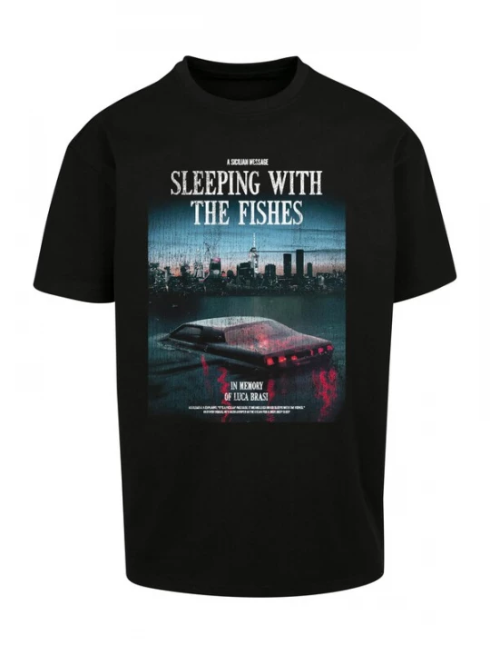 Foto van product Mister Tee Shirt pink / zwart / wit