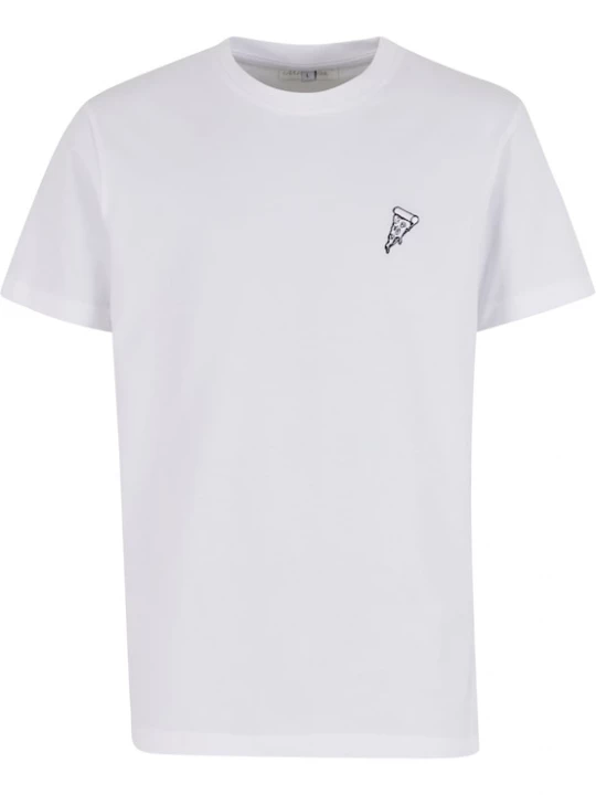 Foto van product Mister Tee Shirt 'Pizza' zwart / wit