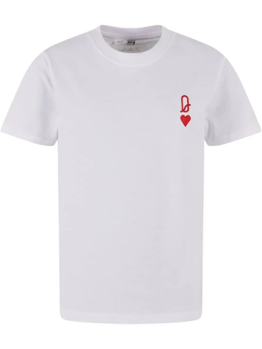 Foto van product Mister Tee Shirt 'Queen Card Game' rood / wit
