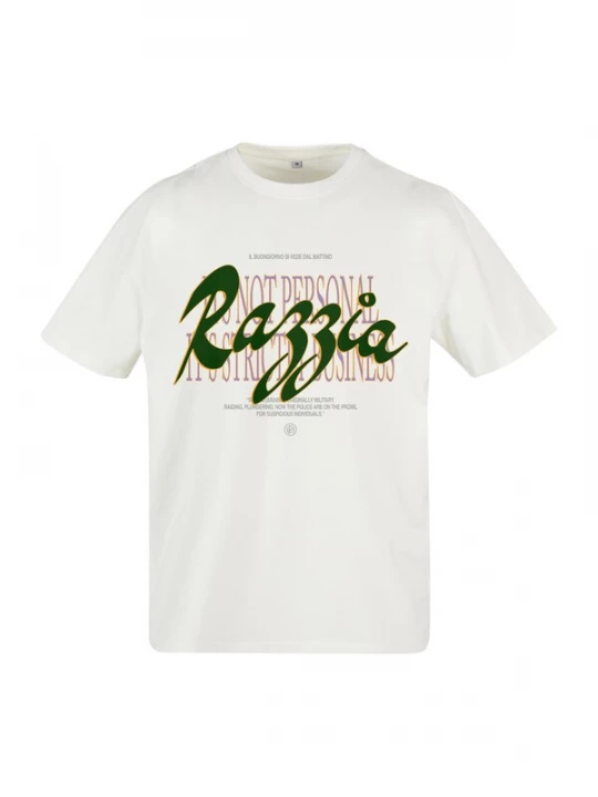 Foto van product Mister Tee Shirt 'Razzia' geel / donkergroen / lichtlila / wit