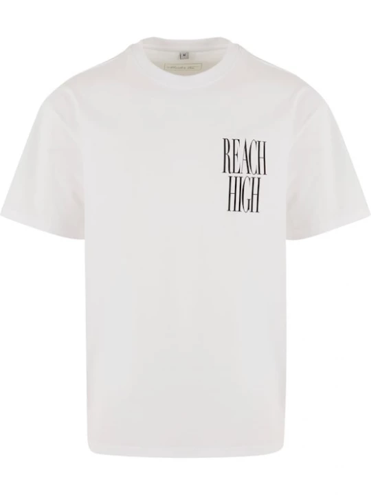 Foto van product Mister Tee Shirt 'Reach High' wit