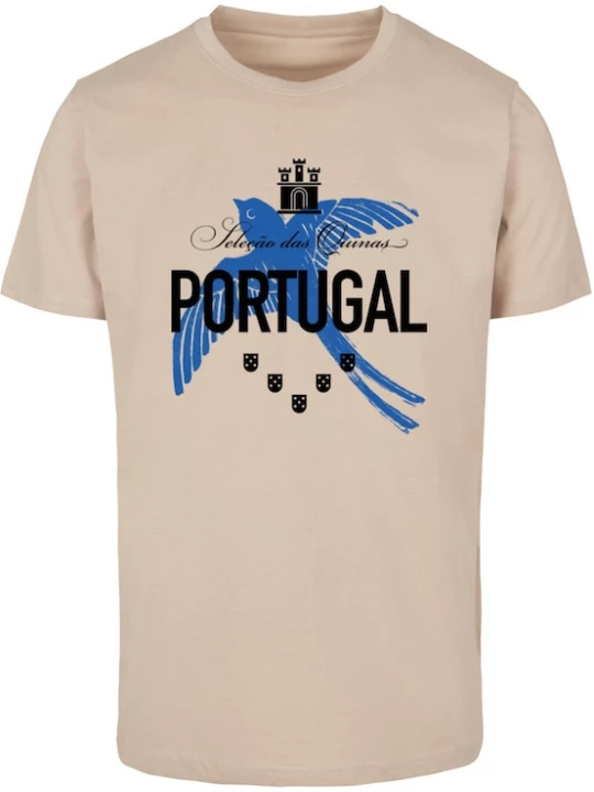 Foto van product Mister Tee Shirt sand / blauw / zwart