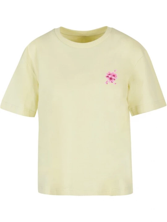 Foto van product Mister Tee Shirt 'Self Love Club' honing / pasteelgeel / cyclaam / zwart