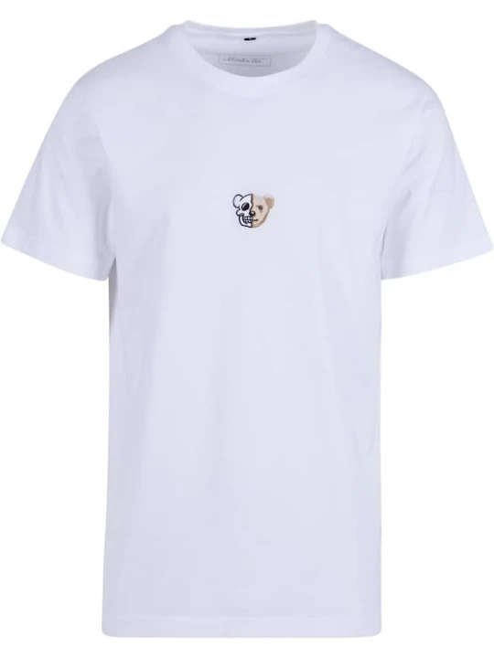 Foto van product Mister Tee Shirt 'Skull Bear' beige / zwart / wit