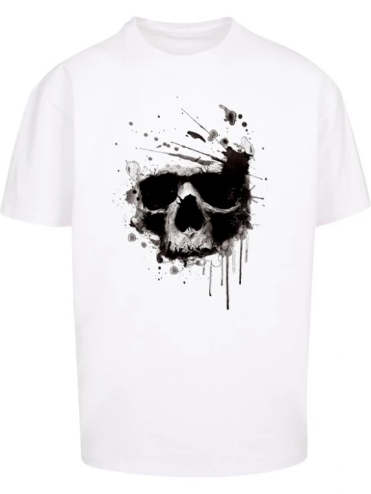 Foto van product Mister Tee Shirt 'Skull' zwart / wit