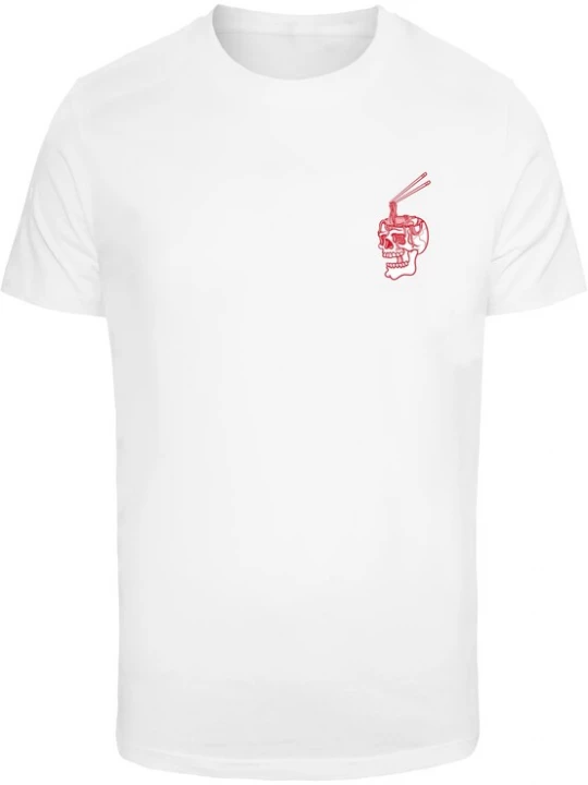 Foto van product Mister Tee Shirt 'Skulls Bento' rood / zwart / wit