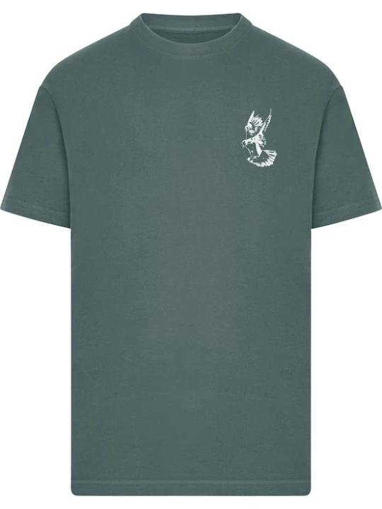 Foto van product Mister Tee Shirt smaragd / mintgroen / wit