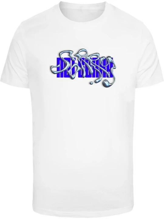 Foto van product Mister Tee Shirt 'So Sorry' royal blue / koningsblauw / wit