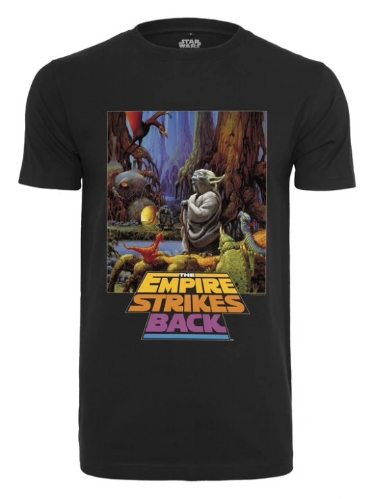 Foto van product Mister Tee Shirt 'Star Wars Yoda Poster' gemengde kleuren / zwart