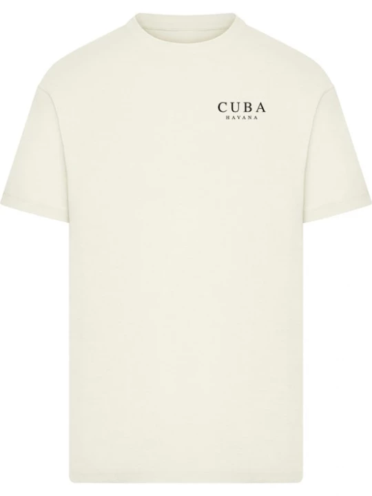 Foto van product Mister Tee Shirt 'Summer Stay' crème / zwart
