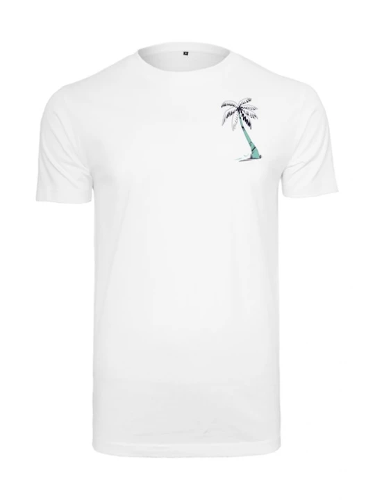 Foto van product Mister Tee Shirt 'Summer Vibes' mintgroen / zwart / wit